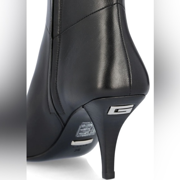 Gucci Side Zipped Pointed Toe Ankle Boots Sz 5 - Picture 2 of 4